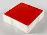 Duplo, Tile 2 x 2 with Shape Red Square Pattern