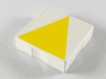 Duplo, Tile 2 x 2 with Shape Yellow Isosceles Triangle Pattern