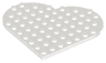Plate, Round 9 x 9 Heart