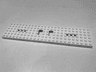 Train Base 6 x 24 with 3 Round Holes Each End