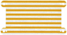 Cloth Hammock 12 5/8 x 6 1/2 with Bright Light Orange Stripes Pattern