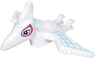 Dinosaur Pteranodon with 1 Stud with Black Eyes with Magenta Borders, Medium Azure Webbing Pattern (Marvel Ghostosaurus)