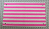 Belville Roof Cloth with Dark Pink Stripes Pattern