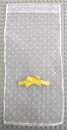 Scala Cloth Curtain with Yellow Bow and Dots Pattern