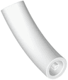 Brick, Round Tube 1 x 1 d. 45 degrees Elbow Macaroni Half - Axle Hole