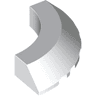 Brick, Round Corner 5 x 5 with Slope 45 Edge without Studs