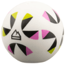 Ball, Sports Soccer with Stud Holder with Sports Mountain Logo, Black, Lime, and Dark Pink Shapes Pattern