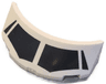 Windscreen 2 x 4 x 1 Curved with Black Windows Pattern