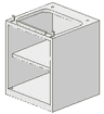 Homemaker Washbasin Sink Base 4 x 4 x 4