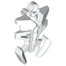 Bionicle Armor Small Triangular with Pincer End