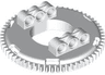 Technic Turntable 60 Tooth Straight, Top
