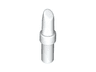 Minifigure, Utensil Lipstick with White Handle Pattern