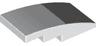 Slope, Curved 4 x 2 with Light Bluish Gray Rectangle Pattern