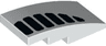 Slope, Curved 4 x 2 with Black Air Vent Grille Pattern Model Right Side