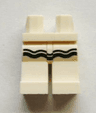 Hips and Legs with Black Ruffle Pattern