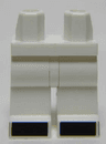 Hips and Legs with Black Panels on Front and Sides of Feet Pattern
