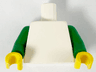 Torso Plain / Green Arms / Yellow Hands