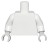 Torso Plain / White Arms / Light Bluish Gray Hands