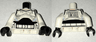 Torso SW Armor Captain Rex, Dirt Stains Pattern (Rebels) / White Arms / Black Hands