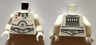 Torso SW K-3PO 2 Red Dots Detailed Pattern / White Arms / White Hands