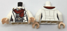 Torso Lab Coat with Dark Red Scarf over Knit Argyle Sweater Pattern / White Arms / Light Nougat Hands