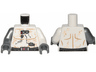 Torso SW Darth Vader Bacta Tank Pattern / White Arm Left / Flat Silver Arm Right / Dark Bluish Gray Hands