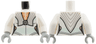 Torso SW Light Aqua Jumpsuit over Light Nougat Blouse, Collar and Brooch Pattern / White Arms / Light Bluish Gray Hands