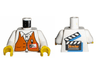 Torso Studios Director Brown Vest, ID Badge, Film Slate on Back Pattern / White Arms / Yellow Hands