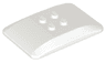 Wedge 6 x 4 x 2/3 Quad Curved
