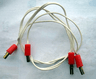 Electric, Wire 4.5V with four Red 1-prong Connectors with Split Pin, 48 Studs Long