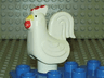 Duplo Chicken, Rooster, Eyes Front