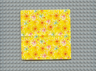Scala Cloth Blanket 14 x 14 with Starburst on Yellow Pattern