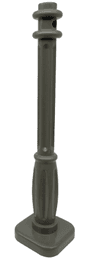 Support 2 x 2 x 7 Lamp Post, 6 Base Flutes