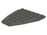 Wedge, Plate 7 x 6 without Stud Notches (Boat Bow Plate)