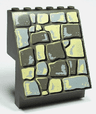 Panel 4 x 6 x 6 Sloped with Multicolored Rock Pattern