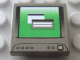 Tile 2 x 2 with Computer Monitor with White Circle and Line Power Switch Pattern