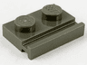Plate, Modified 1 x 2 with Door Rail