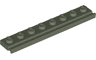 Plate, Modified 1 x 8 with Door Rail
