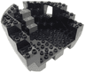 Boat, Hull Small Bow 12 x 12 x 5 1/3 with Black Top (6050 / 6051)