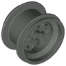 Wheel 36.8mm D. x 26mm VR with Axle Hole