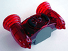 Duplo, Toolo Racer Engine Light & Sound Unit with Trans-Red Rockets