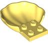 Clam / Scallop Shell with 4 Studs