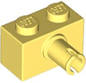 Brick, Modified 1 x 2 with Pin and Bottom Stud Holder