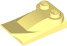 Slope, Curved 3 x 2 x 2/3 with 2 Studs, Wing End