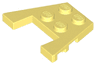 Wedge, Plate 3 x 4 with Stud Notches
