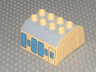 Duplo, Train Cab Upper Section with Carriage Pattern