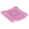 Brick, Modified 8 x 8 x 2/3 with 1 x 4 Indentations and 1 x 4 Plate