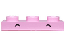 Plate 1 x 3 with 2 Small Black Arcs, High Pattern (Unikitty / Cheerykitty (Cheery Kitty) Eyebrows)