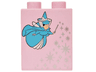 Duplo, Brick 1 x 2 x 2 with Fairy Godmother with Wand and Fairy Dust Pattern