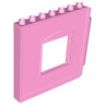 Duplo Wall 1 x 8 x 6 Hinge on Right with Window Opening